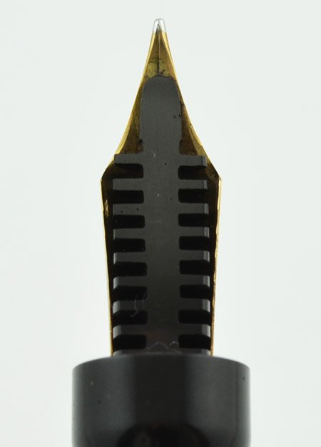 Mabie Todd Swan 142/52 Fountain Pen - Marbled Blue, Full Flex Fine